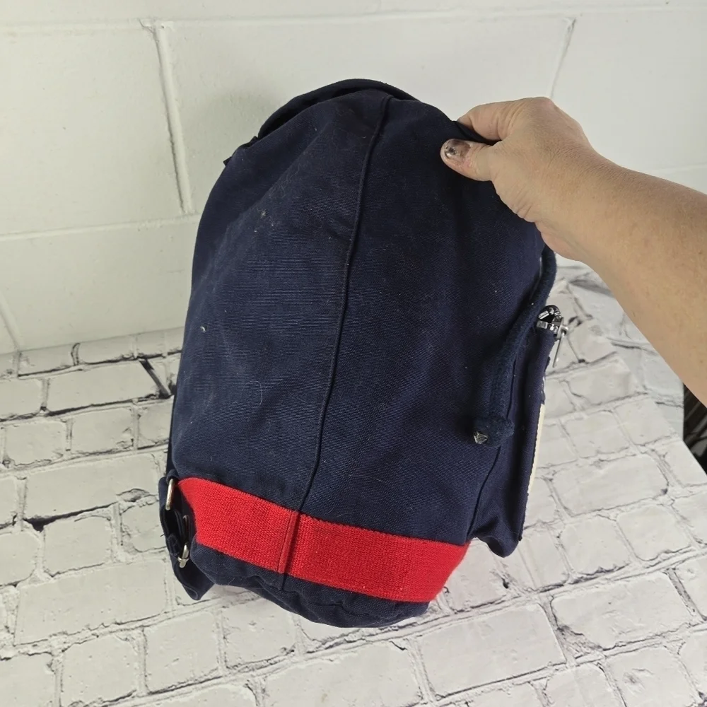 Vtg 90s y2k Tommy Hilfiger spell out drawstring backpack